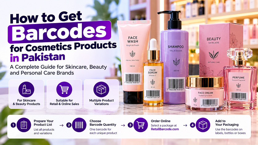 How to Get Barcodes for Cosmetics Products in Pakistan